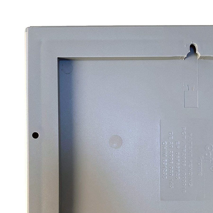 Opti Alu sn&auml;ppramar - 25 mm - 50x70 cm - silver