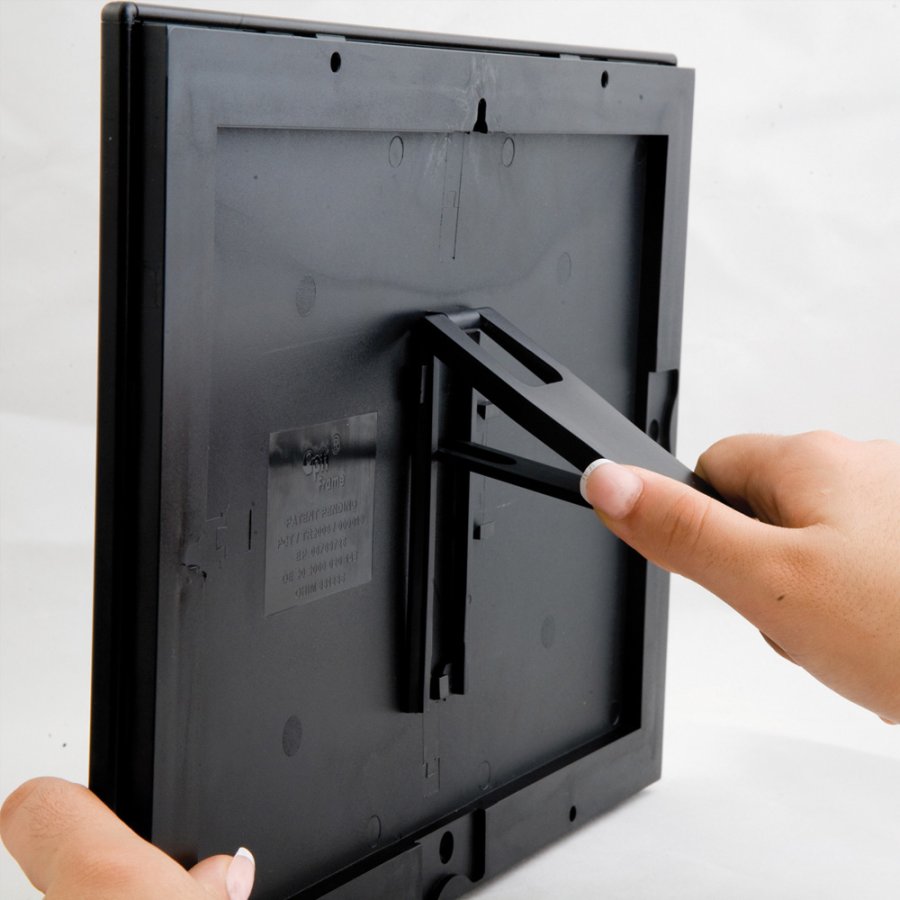 Foto sn&auml;ppramar, alu/svart, 14 mm, A5