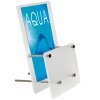 Broschyrh&aring;llare f&ouml;r bord, vertikal, frostat, A5 - 14,8 x 21 cm #1