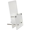 Broschyrh&aring;llare f&ouml;r bord, vertikal, frostat, A5 - 14,8 x 21 cm #3