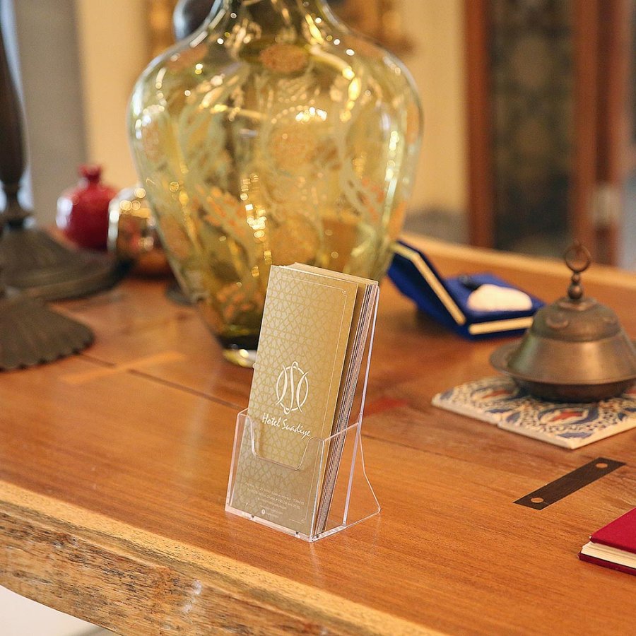 Broschyrh&aring;llare, Akryl, bord, M65