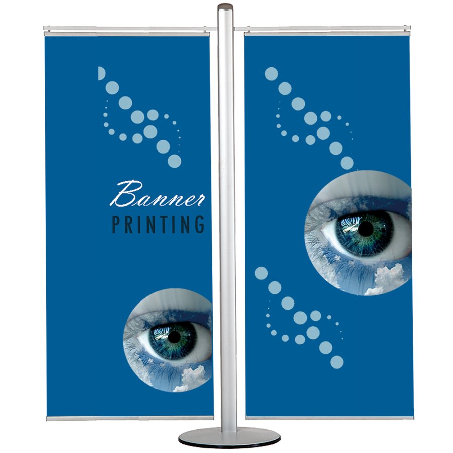 Bannerst&auml;ll, MultiStand, Dubbelsidig, 2 banner, 70 cm