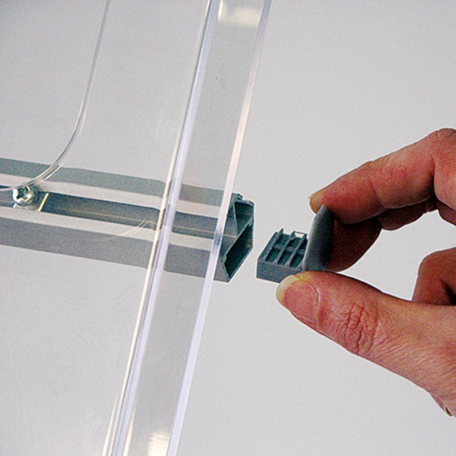 Multi Stander 18 - Enkelsidig, 2x70x50 Slide-in + 4xA4 hyllor