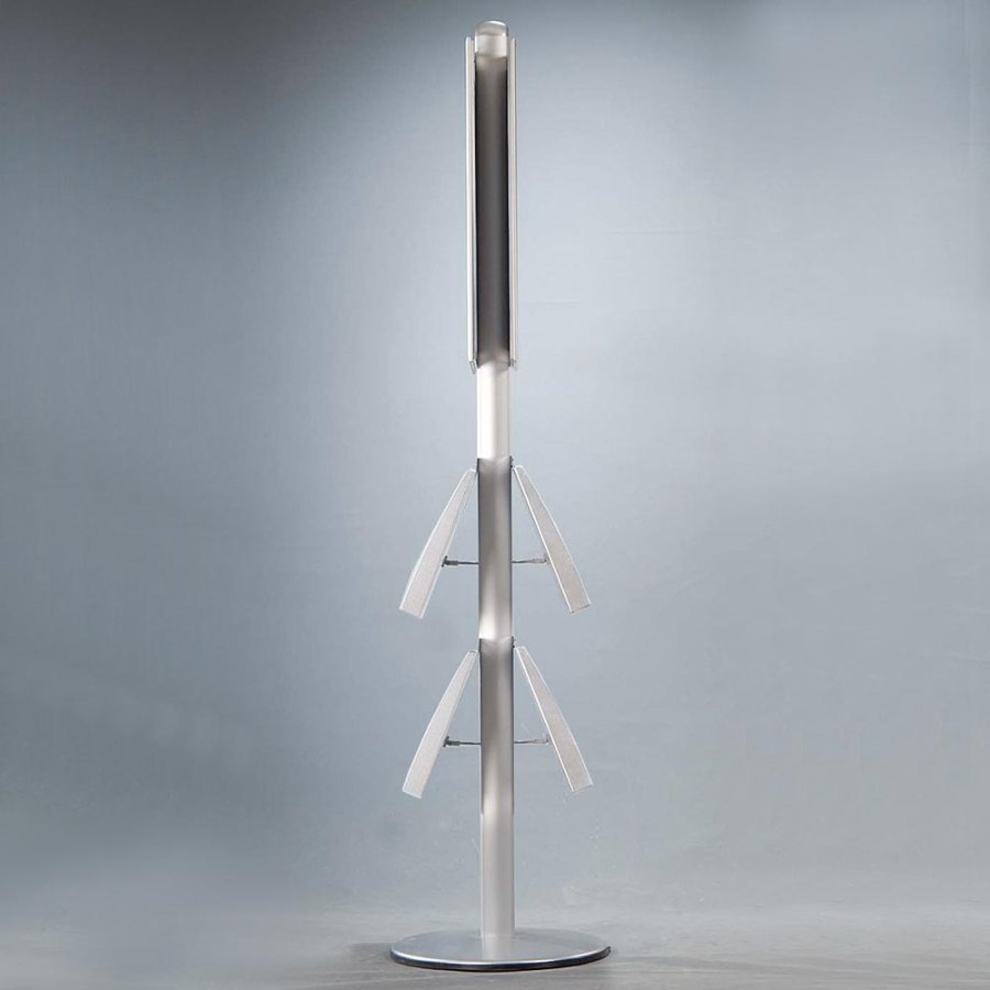 Multi Stand 4 - Dubbelsidig med 2 akrylhyllor 25mm 2 x 50x70cm