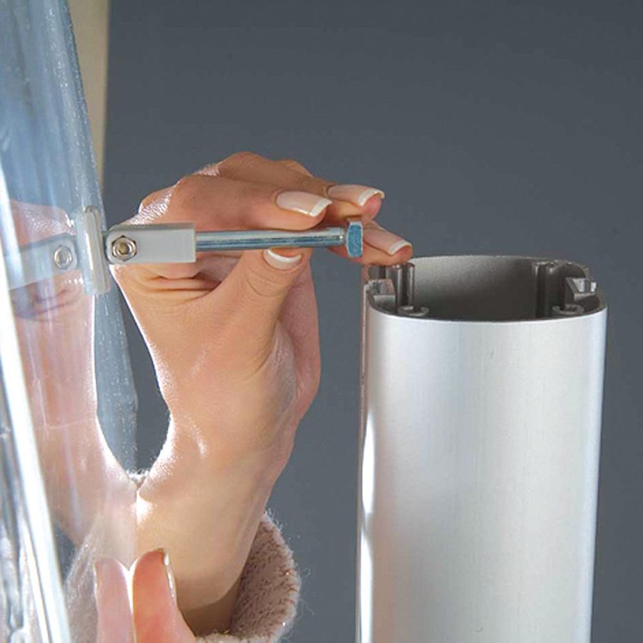 Flerstativ enkelsidig - 4xA3 - 29,7x42 cm akrylhyllor