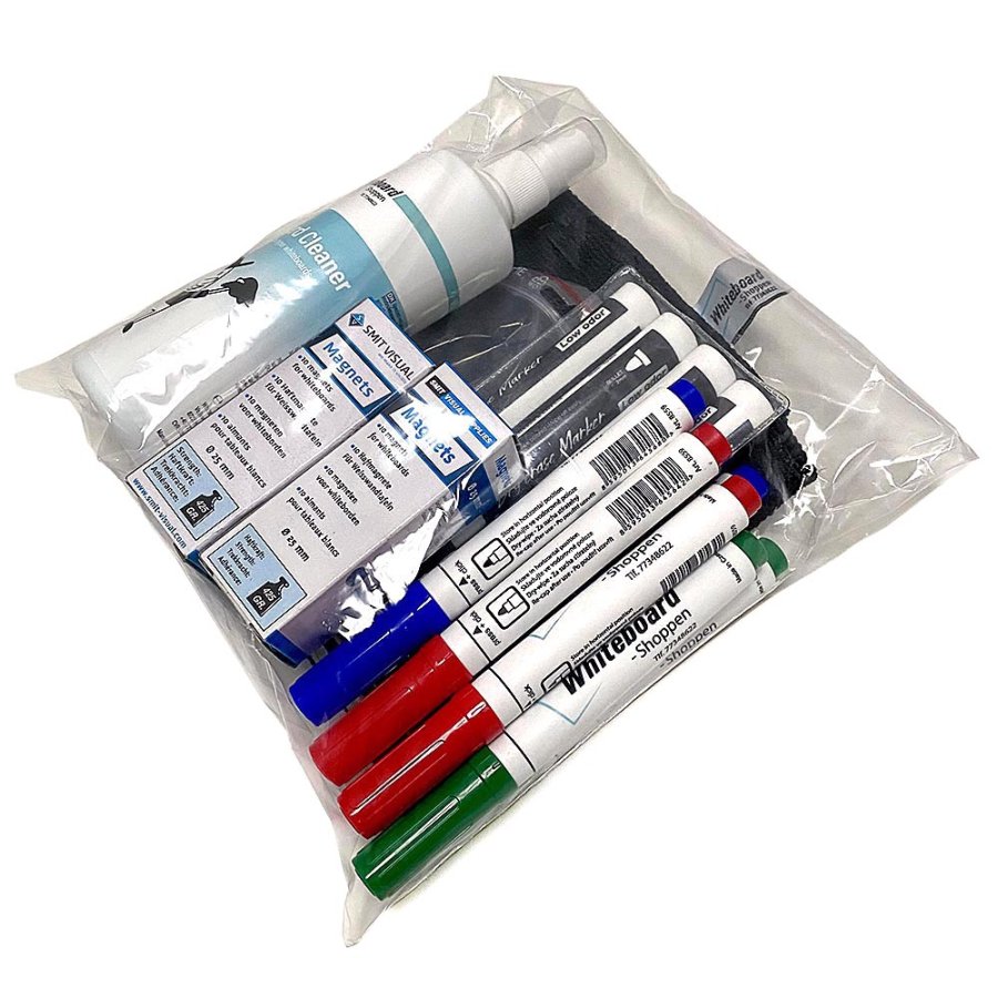 Stort tillbeh&ouml;rsset till whiteboardtavlor, allt du beh&ouml;ver och lite till