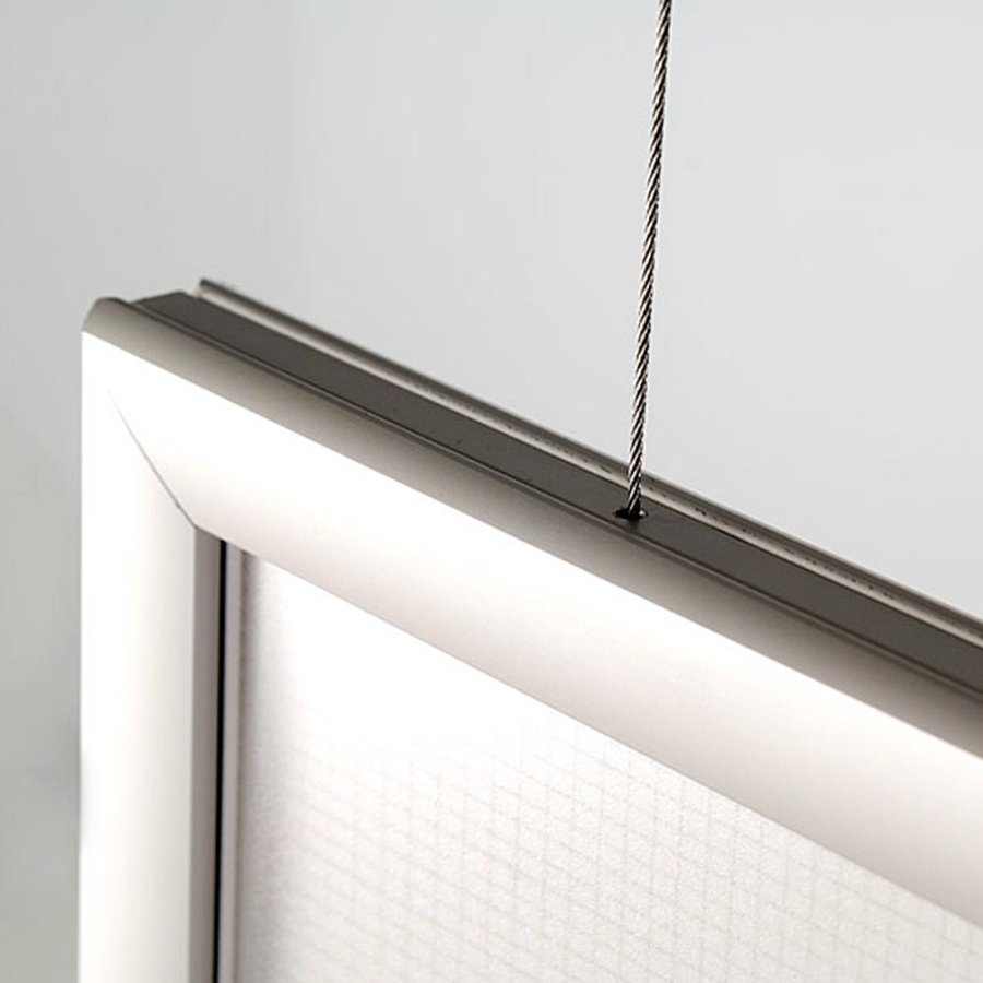 LED-ram, Dubbelsidig, vertikal, A4 - 21 x 29,7 cm