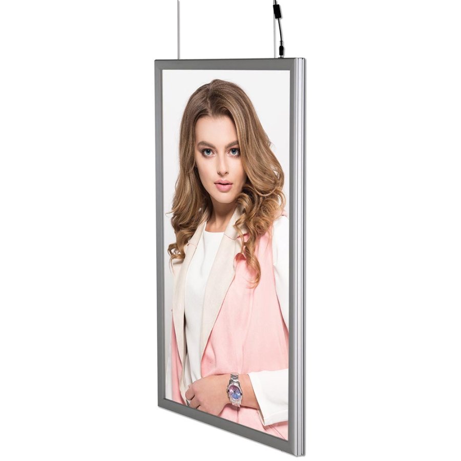 LED-ram, Dubbelsidig, vertikal, A3 - 29,7 x 42 cm