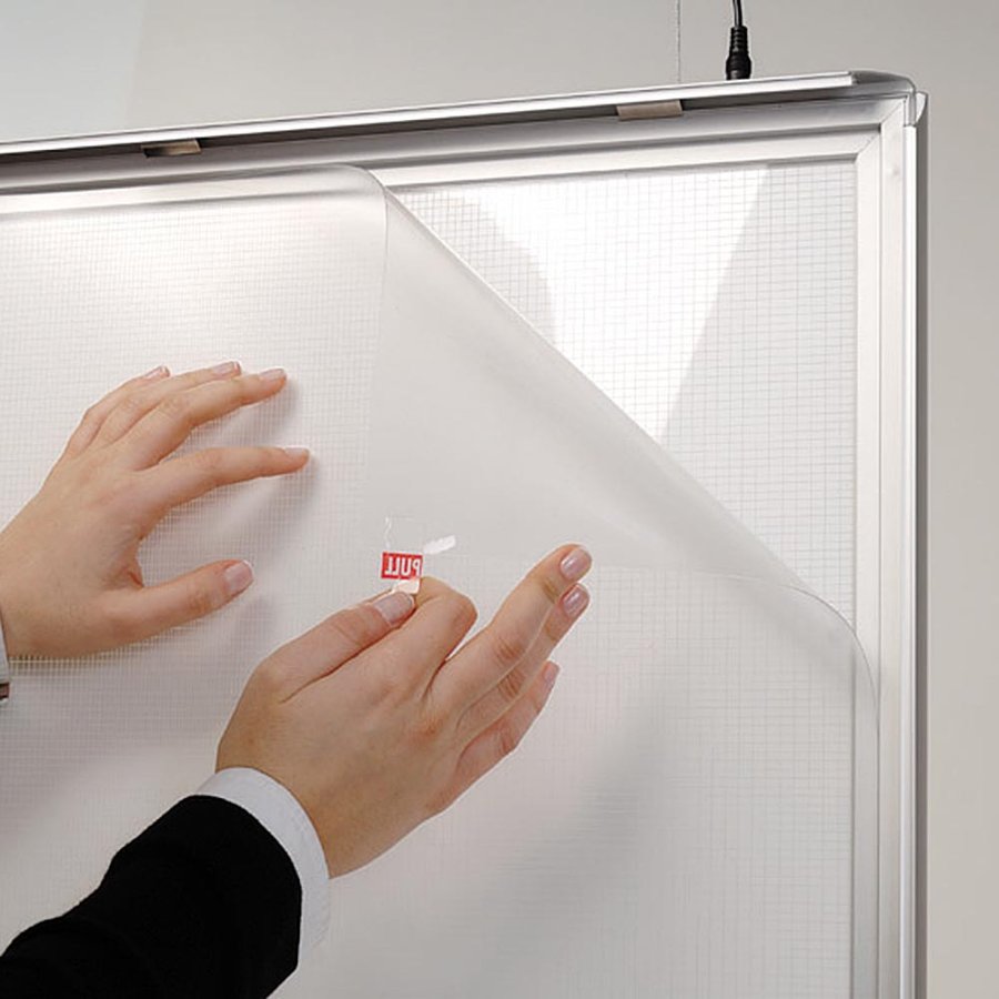 LED-ram, Dubbelsidig, vertikal, A2 - 42 x 59,4 cm