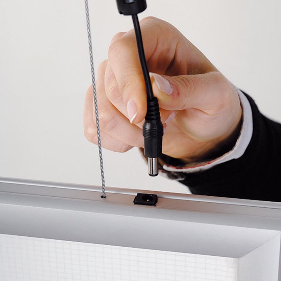 LED-ljusram Dubbelsidig - A1 Horisontell