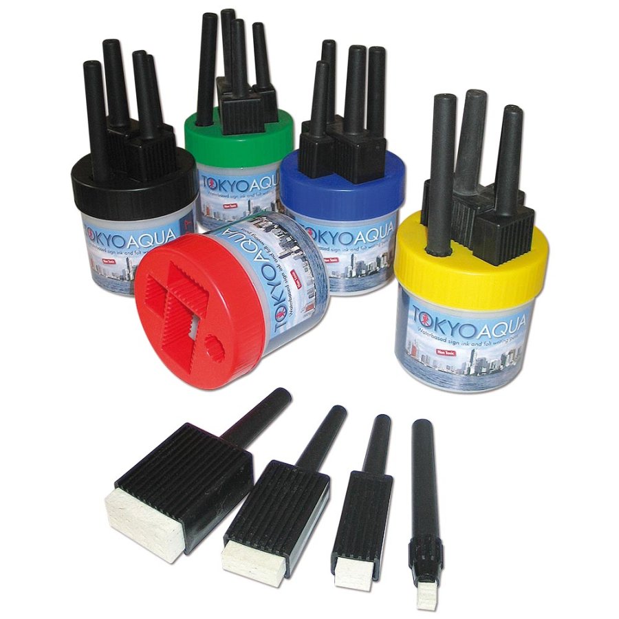 Tokyo Aqua - 4 filtpennset - Gul