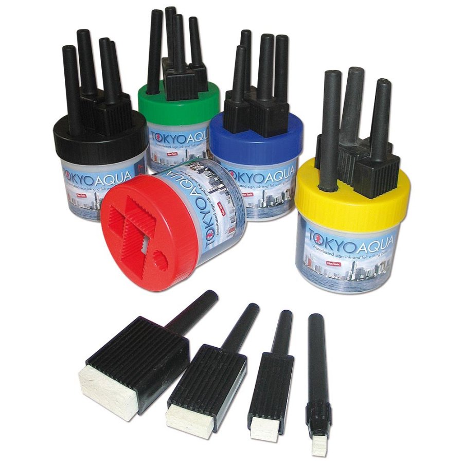 Tokyo Aqua Sign Ink - 1L Svart