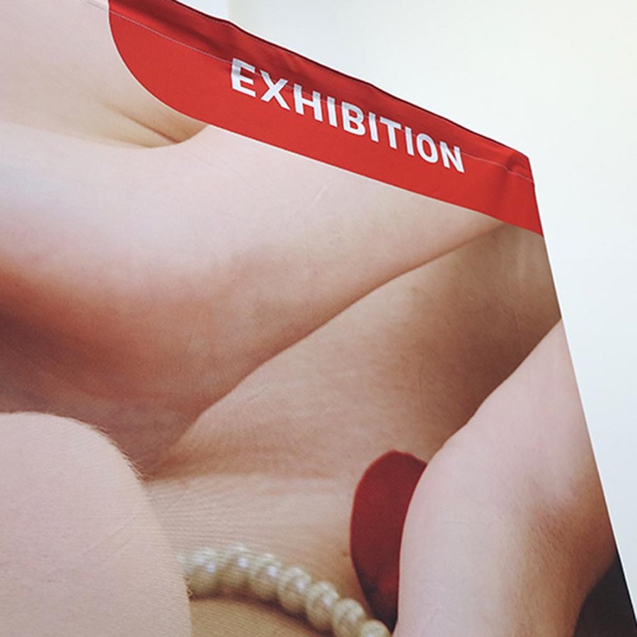 Banderoll med tryck f&ouml;r pop-up wall