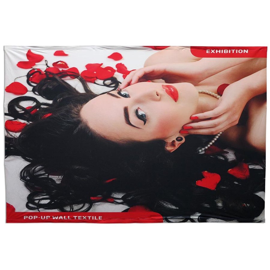Pop-up Wall Textile, 5 x 3 sektioner messev&aelig;g