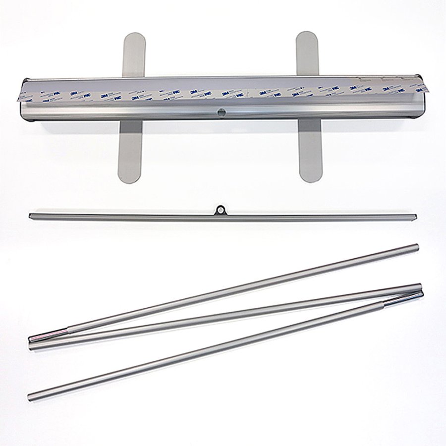 Klassisk Roll-up enkelsidig - 80x200 cm - silver