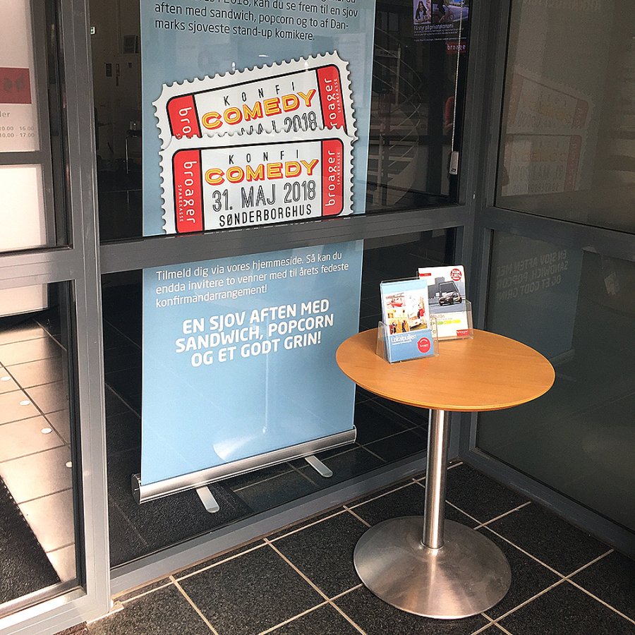 Klassisk Roll-up enkelsidig - 85x200 cm - silver