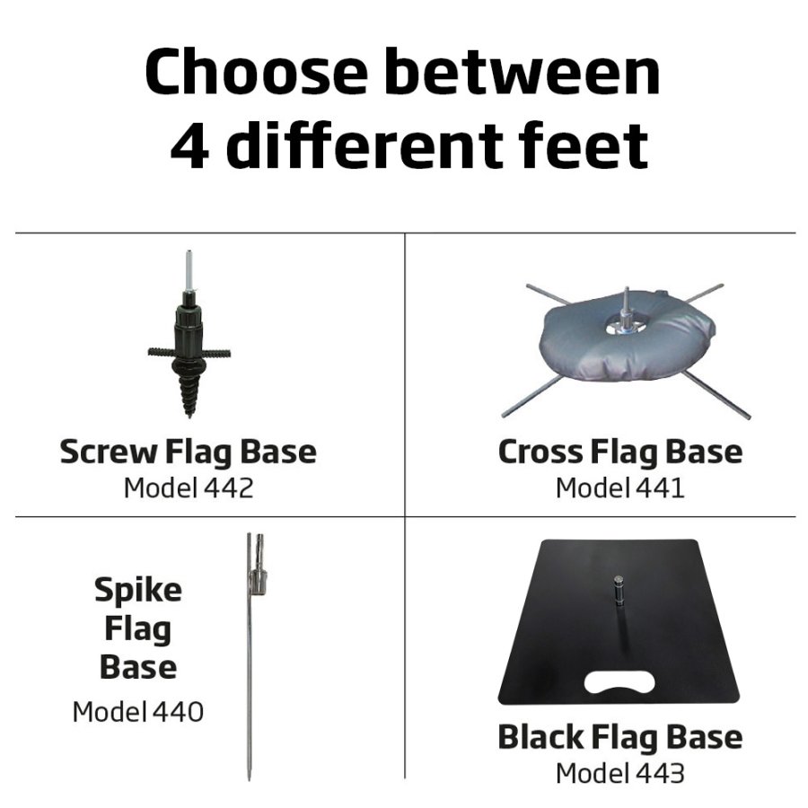 Beachflagga, Outdoor Square Flagga, Liten, stangsystem