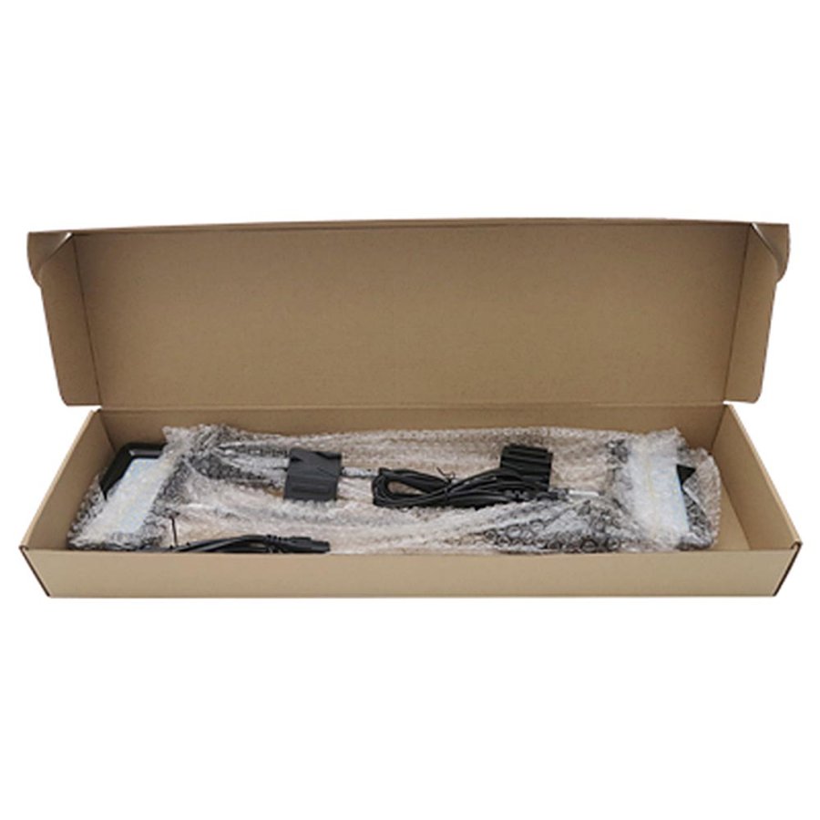 LED Spot 15W, svart, 2 st. / upps&auml;ttning