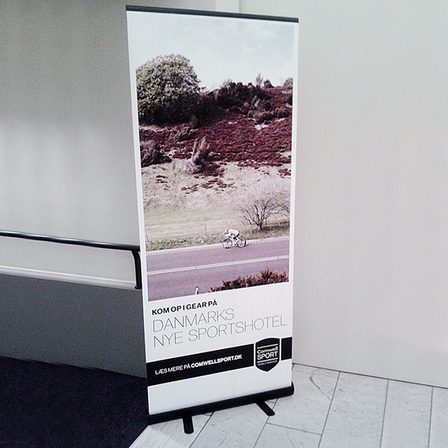 Basic Roll-up kassett, svart, enkelsidig, 60 x 200 cm