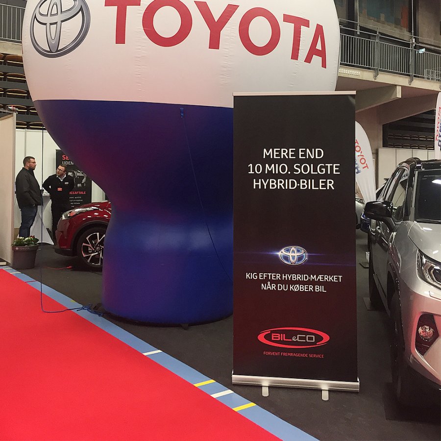 Budget Roll-up enkelsidig - 85x200 cm - silver