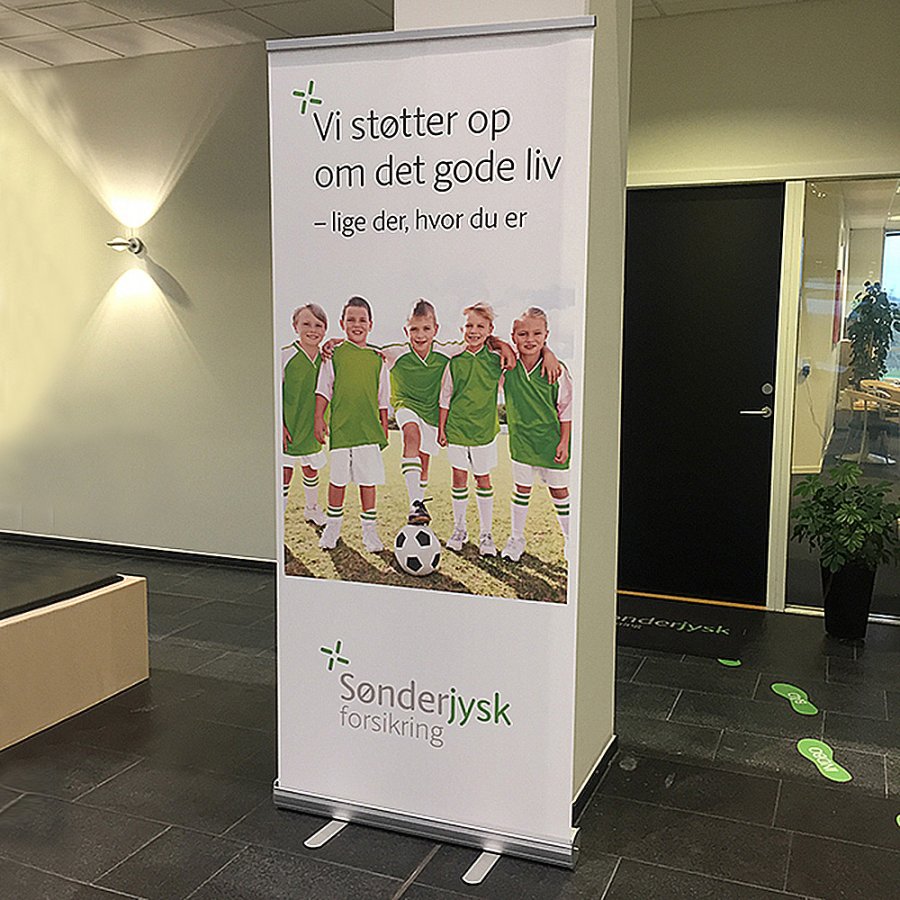 Basic Roll-up enkelsidig - 80x200 cm - silver