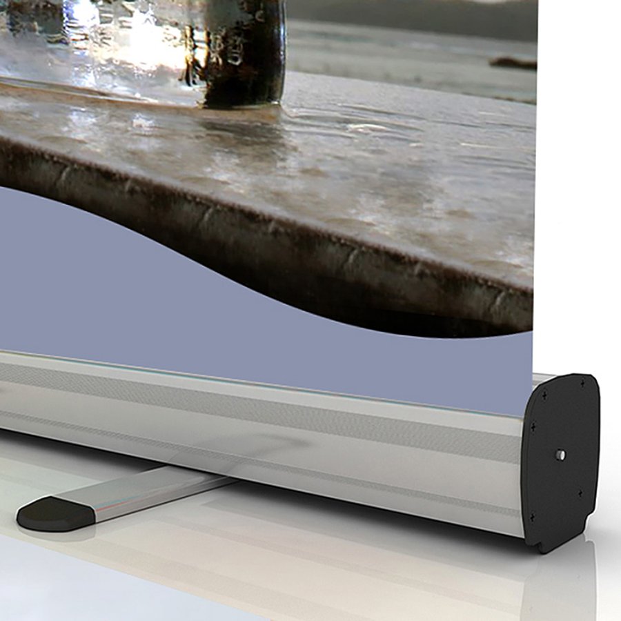 Standard Roll-up kassett, silver, enkelsidig, 85 x 200 cm