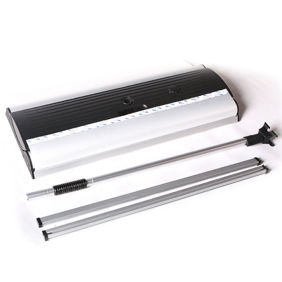 Outdoor Roll-up Waterbase, dubbelsidig kassett, 85 x 160-200 cm