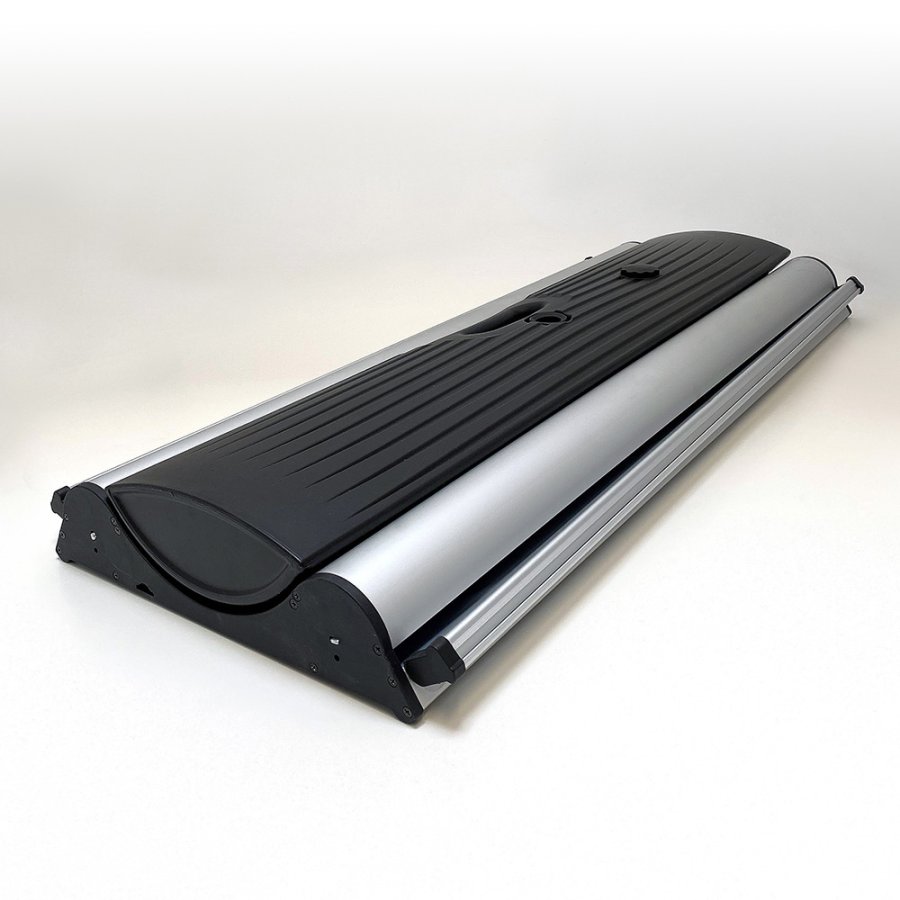 Outdoor Roll-up Waterbase, dubbelsidig kassett, 85 x 160-200 cm