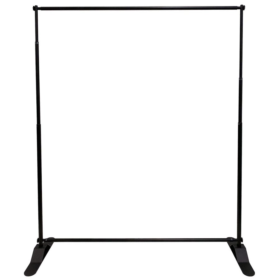 Teleskopisk bannerv&auml;gg f&ouml;r m&auml;ssa med v&auml;ska, max 240 x 240 cm, svart