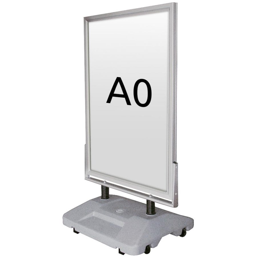 Gatupratare, Wind-Sign Waterbase, silver, A0 - 84,1 x 118,9 cm