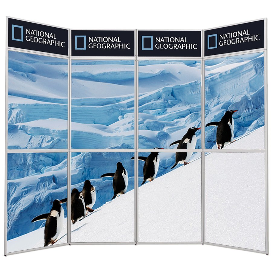 Expo Wall utst&auml;llningsv&auml;gg, 4 sektioner, 292 x 239 cm