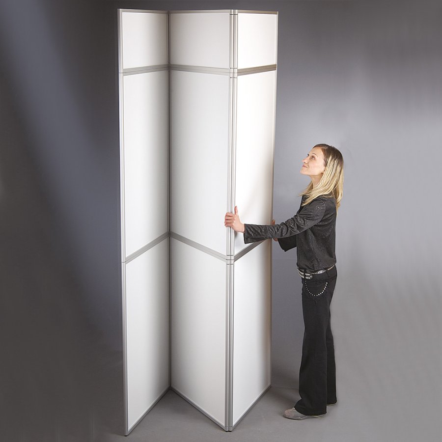 Expo Wall utst&auml;llningsv&auml;gg, 4 sektioner, 292 x 239 cm
