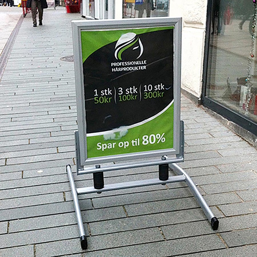 Gatupratare, Wind-Line Lux, silver, B1 - 70 x 100 cm