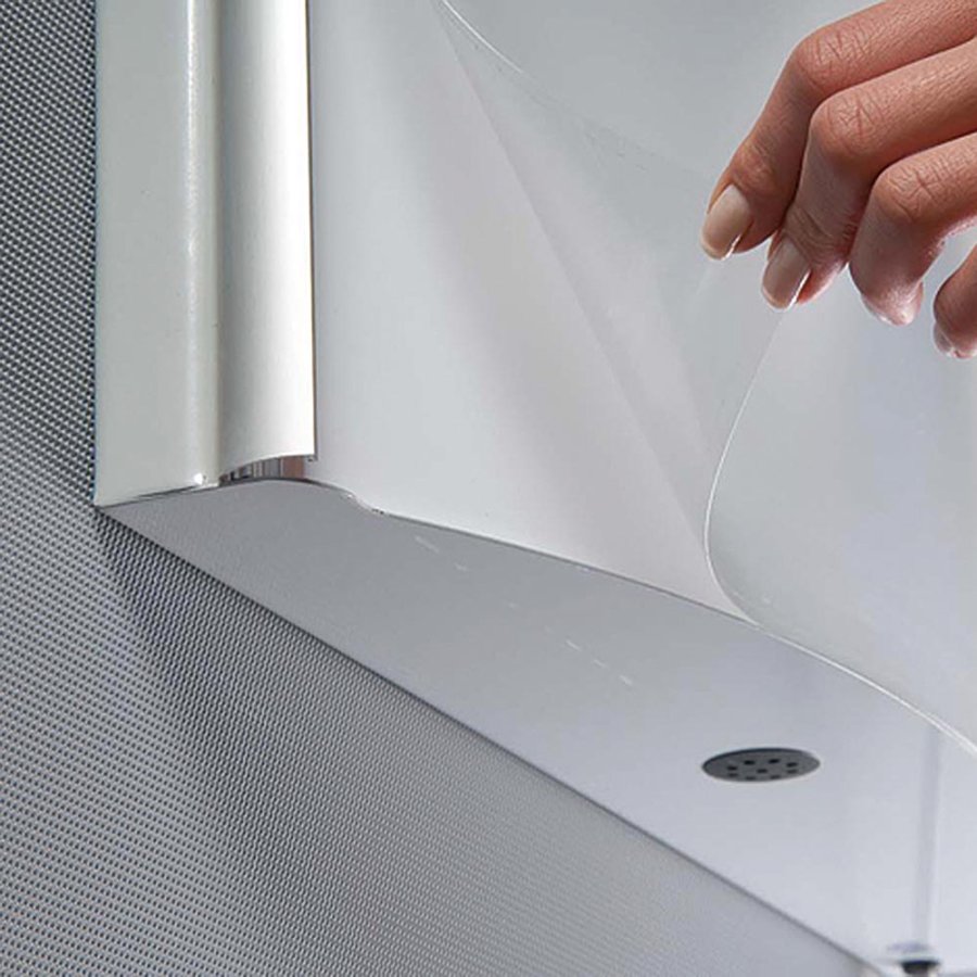 LED Convex ljusram Enkelsidig - A1