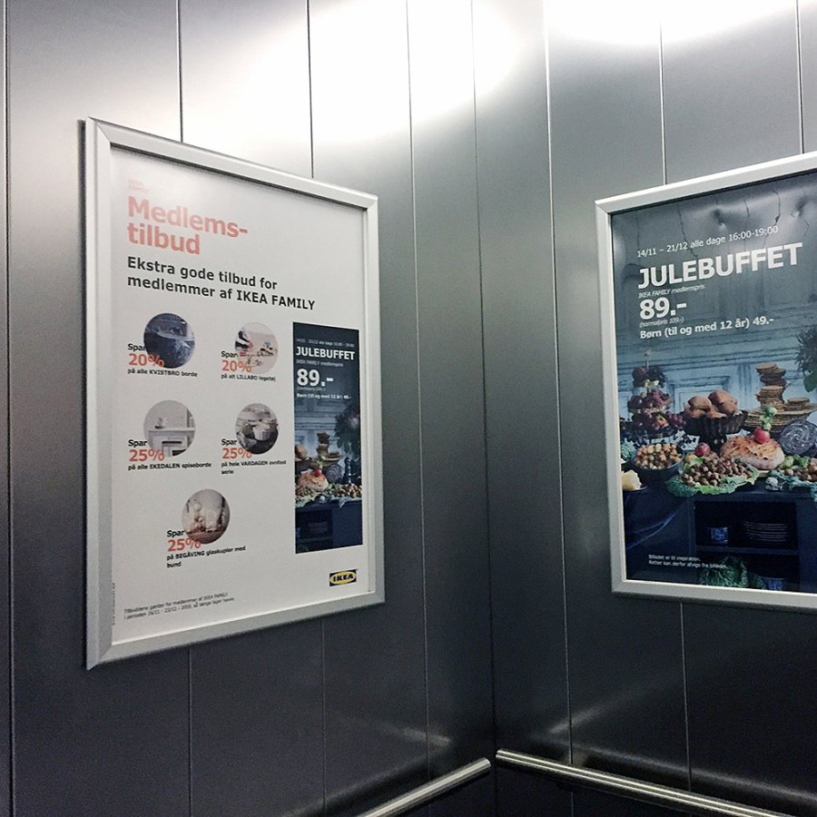 Alu sn&auml;ppramar S&auml;kerhet - 42 mm - 50x70 cm - silver