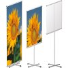 Cross Banner Display Aluminium utan Banner och Tryck, 80x200 cm, Silver #5