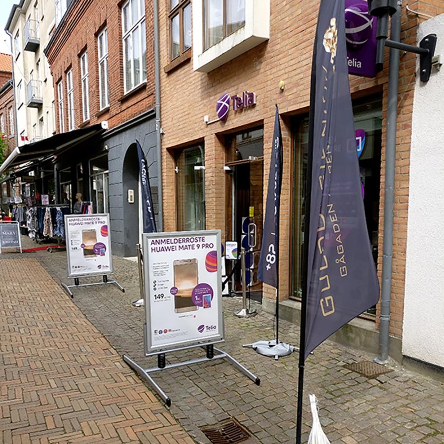 Gatupratare, Wind-Line Basic, silver, B1 - 70 x 100 cm