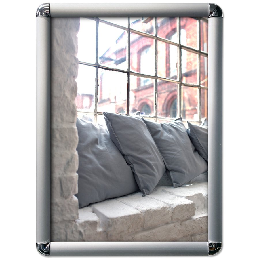 Alu sn&auml;ppramar Rondo - 25 mm - 70x100 cm - silver