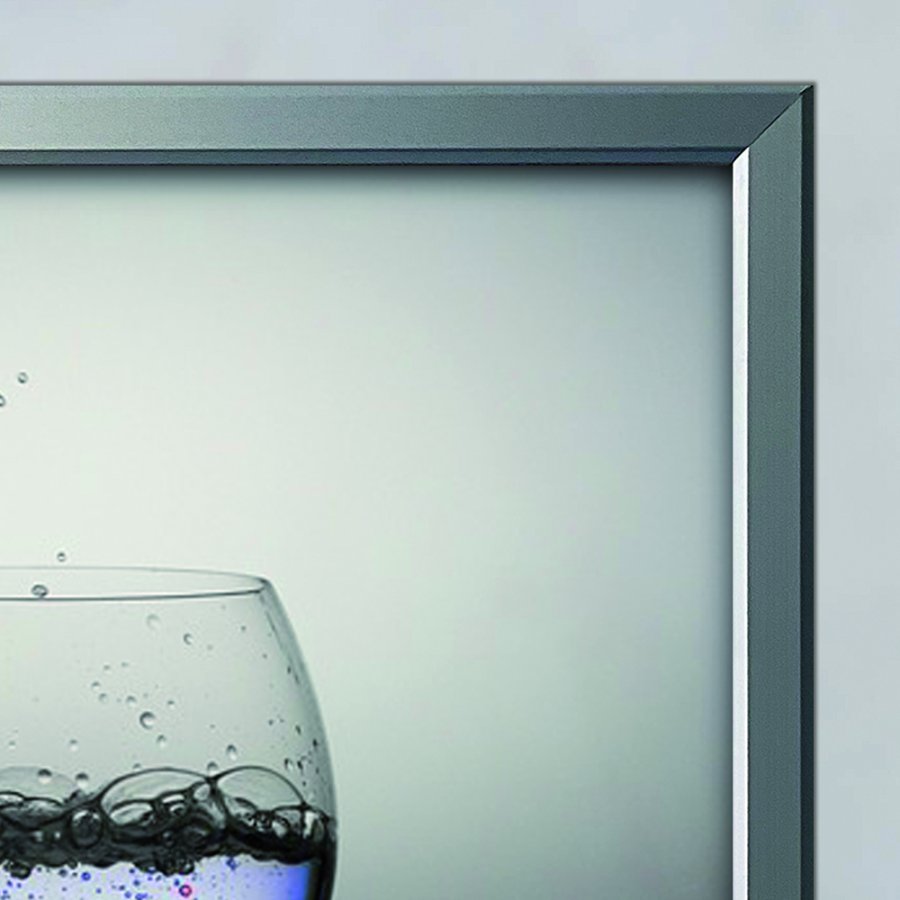 Alu sn&auml;ppramar - 20 mm - 70x100 cm - silver