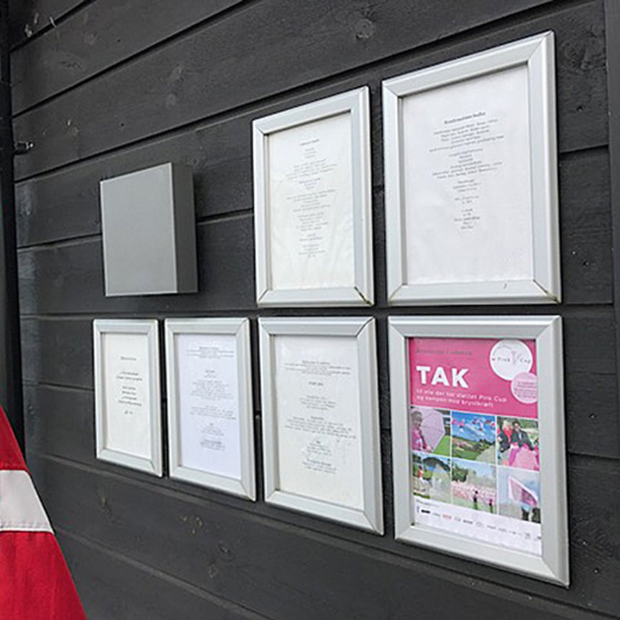 Alu sn&auml;ppramar - 32 mm - A4 - silver