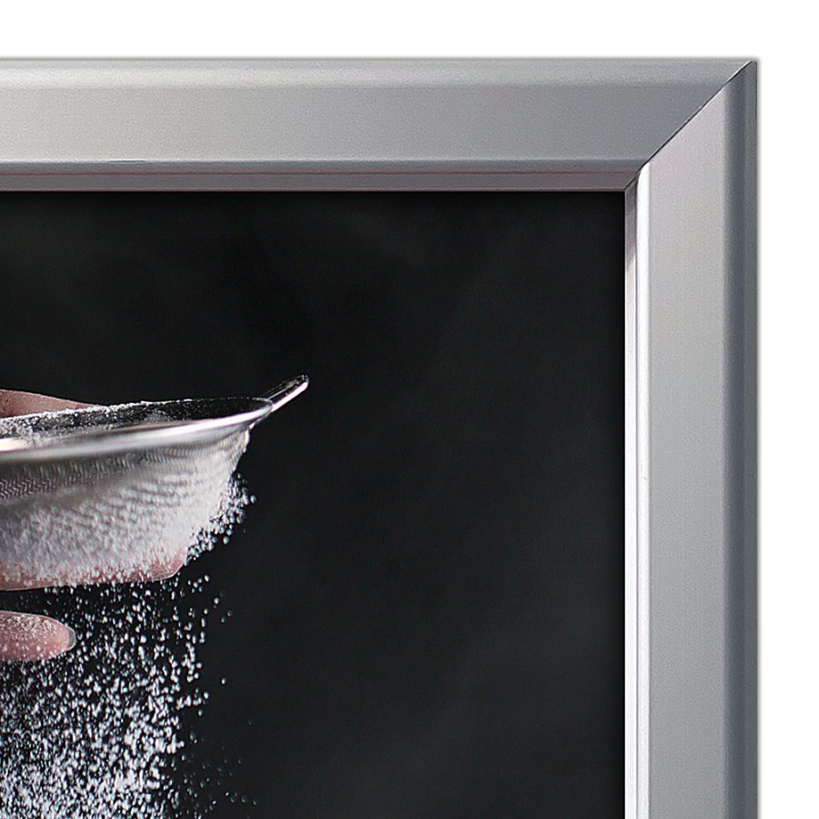 Alu sn&auml;ppramar - 32 mm - 50x70 cm - silver