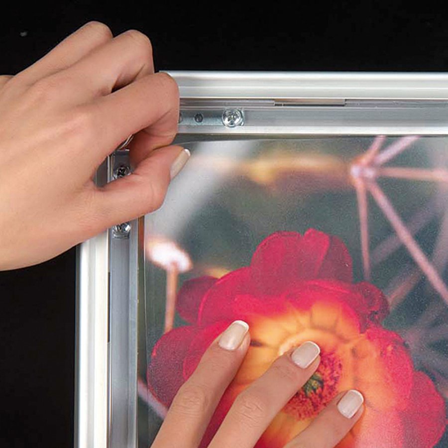 Alu sn&auml;ppramar Rondo - 32 mm - 50x70 cm - silver