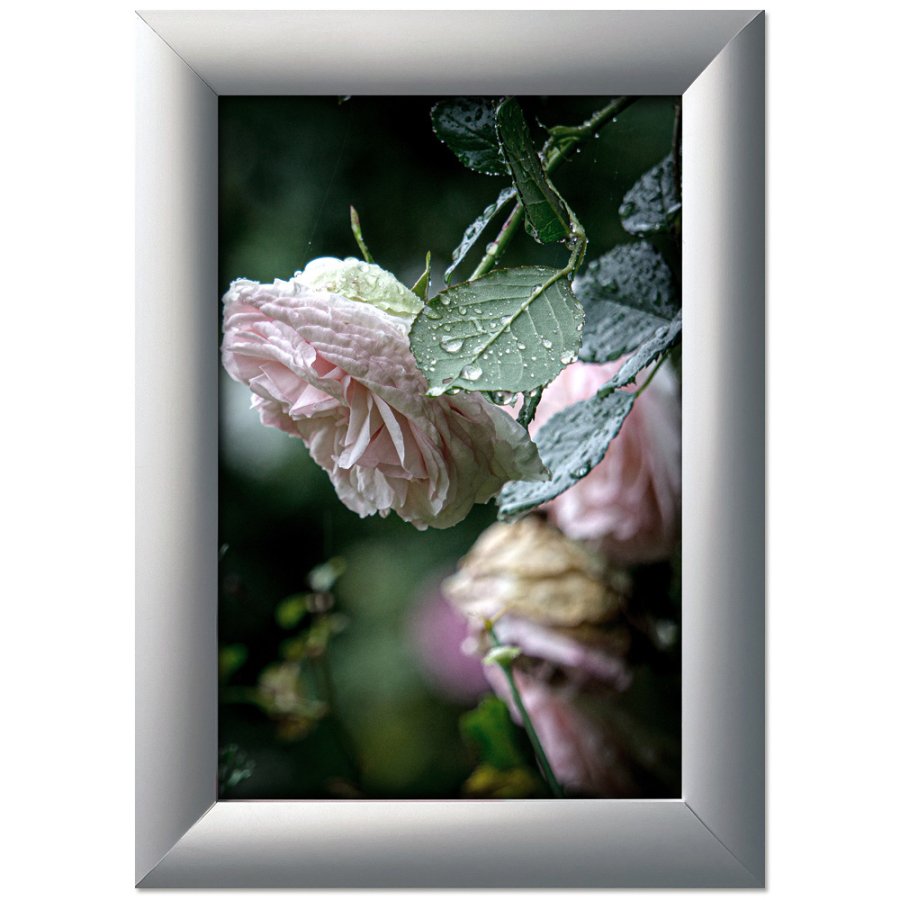 F&auml;llbar ram, alu/silver, 45 mm profil, 100 x 200 cm