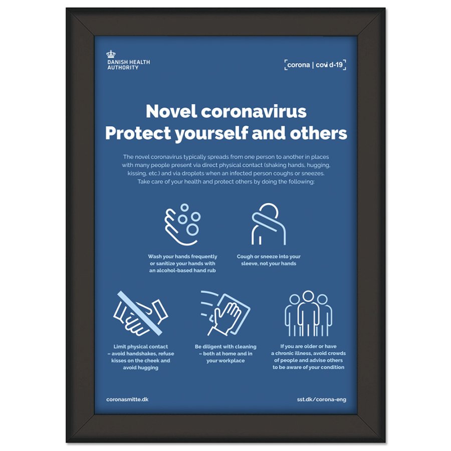 Sn&auml;ppram, 32 mm profil, Svart, B1 - 70 x 100 cm