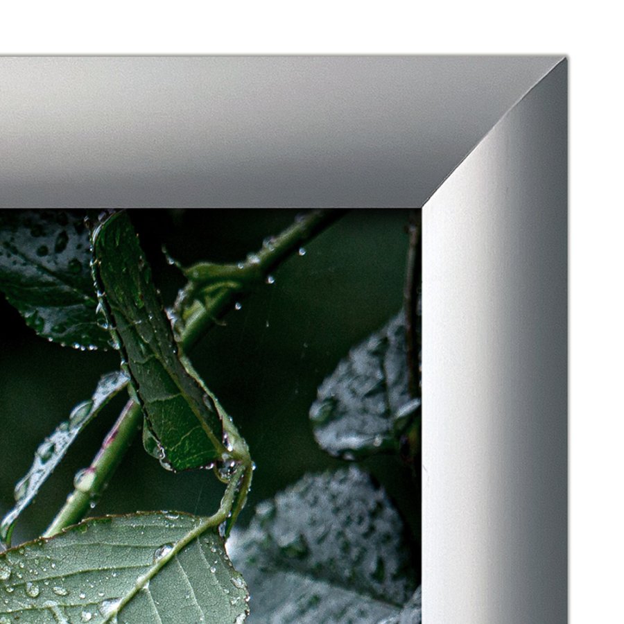 Alu sn&auml;ppramar - 45 mm - 70x100 cm - silver