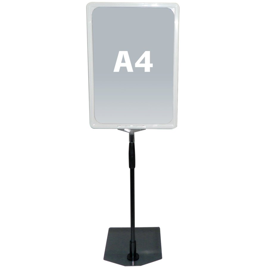 Flex Stativ med vit plastram, A4