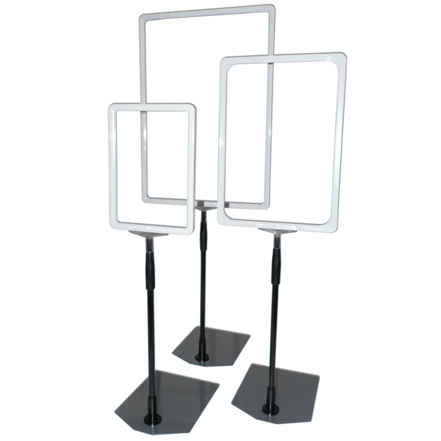 Flex Stativ med vit plastram, A4