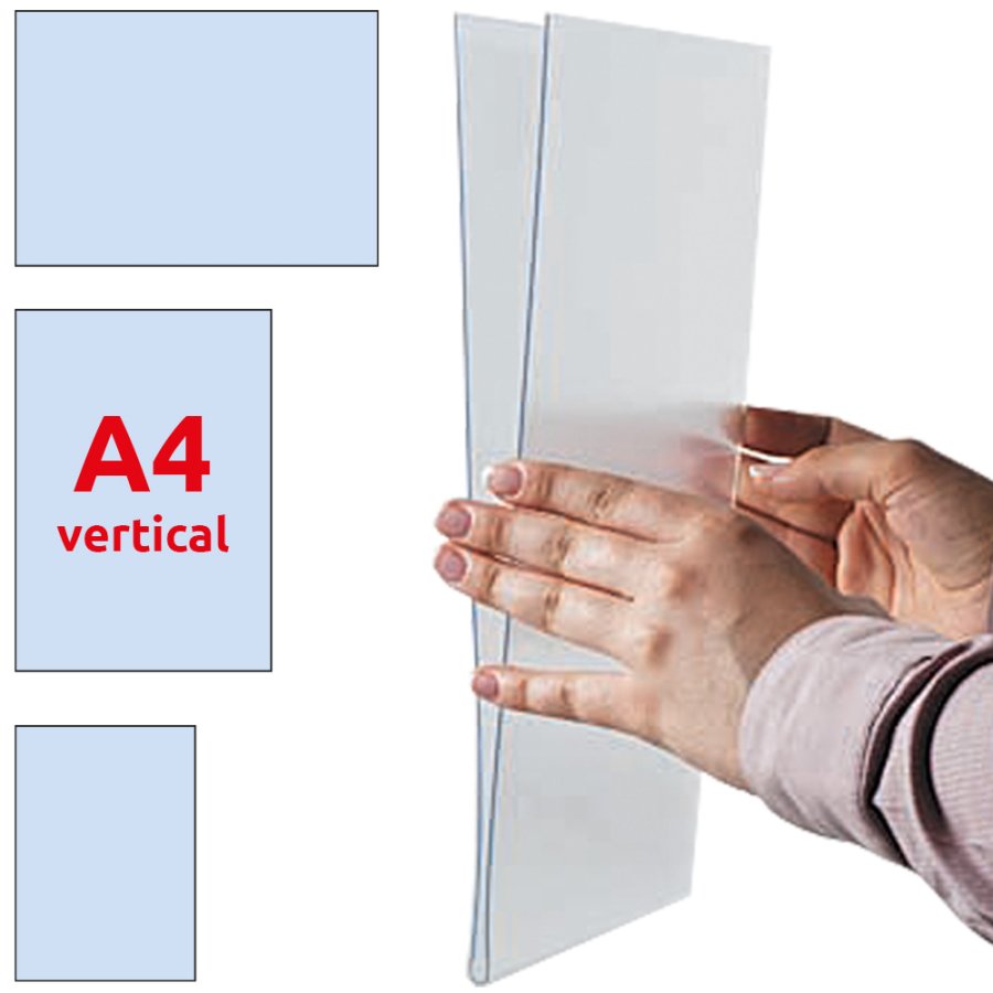 Design Stand, Akrylh&aring;llare A4, akryl, vertikal
