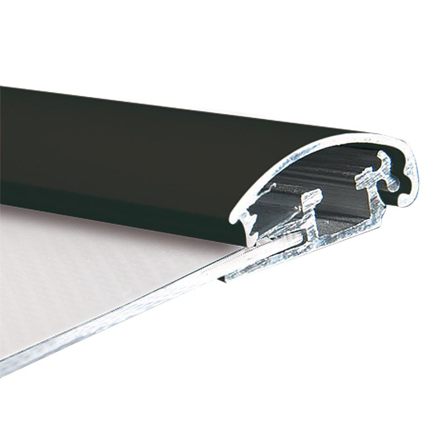 ALU SNAP PROFIL 25mm 3mtr - Svart RAL 9005