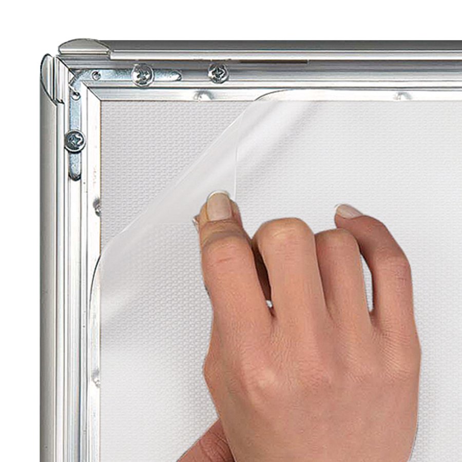 Alu sn&auml;ppramar - 30 mm - 70x100 cm - silver